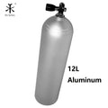 TUXING Customized OEM ODM 12L 20Mpa 3000PSi 200bar Practical Scuba Diving 20mpa 3000psi Aluminum Gas Bottle With Transfer Valve