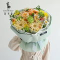 Hot Sale Direct Factory Sale 60cm*60cm Waterproof Flower Wrapping Paper Specialty PE Coated Bouquet Gift Wrapping Paper