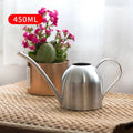 Small Indoor Watering Can for House Plants Metal Watering Pot Stainless Steel Watering Can With Long Spout