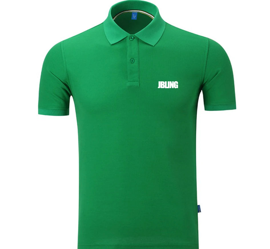 Custom Fashionable Cvc Fabric  Promotional Blank Polo Shirts