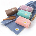 New Design Super Absorbent Quick Drying 80%polyester 20%polyamide with Embroidery Printing Microfiber Face Washcloth Towel