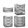 Hotel Kitchen Bakery Equipment Electric Two Deck Bread Baking Pizza Oven