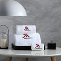Quality 16'S Long-staple Cotton 100%  Plain White Marriott Hotel Towel With Customized Hotel Logo