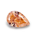 Custom-made Loose Pear Shape Cz 4K Crushed Ice Cut Orange Color Change Rose Synthetic Cubic Zirconia MegaBDM