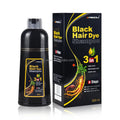 Professional Chinese Factory Bottle  Men Permanent Black Bottle Meidu Herbal Bright Black Herbishh Dark Brown Hair Dye Shampoo