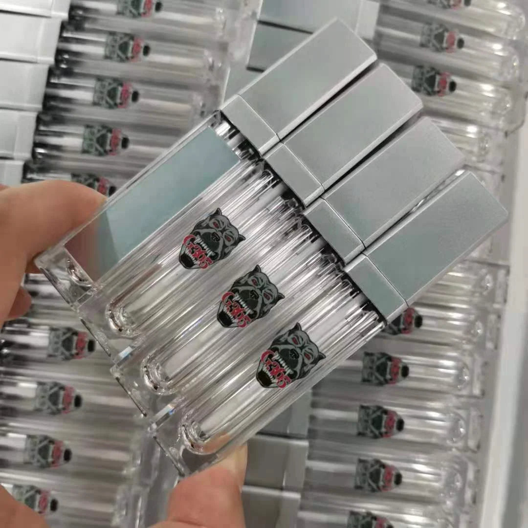 New Arrival Led Light Lip Glaze Packaging Empty Bottle Container Lip Gloss Tube Lip Glaze Tube With Mirror