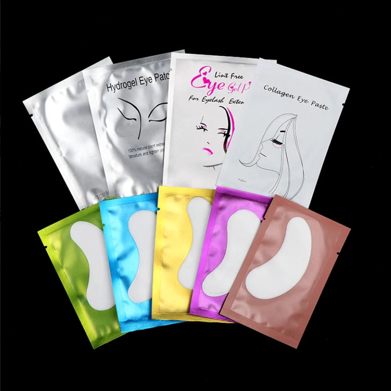 OEM Wholesale Quality Lint Free Skin Care Collagen Hydrogel Eyelash Extensions Under Eye Gel Pads Patches