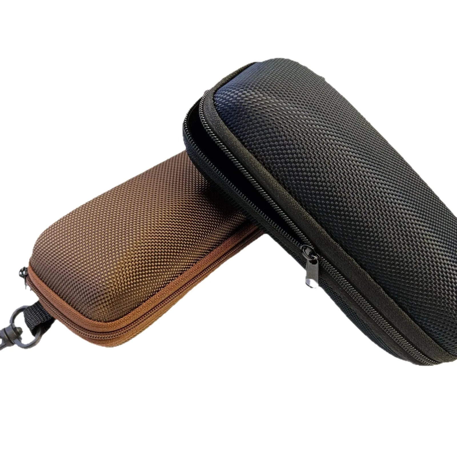 Wholesale High-end Rectangle Solid Large Capacity Pressure-Resistant Zipper Glasses & Sunglasses Case with Hook Universal Fit
