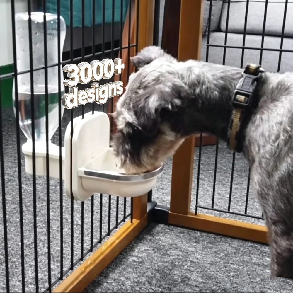 Easy Clean Durable Filter Water Dispenser Branded Pet Fountain Drinking Water 500ml Water Tank in Cage