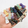 Wholesale Natural Obsidian Hand Carved Rose Quartz Stone Crystal Buddha for Decoration