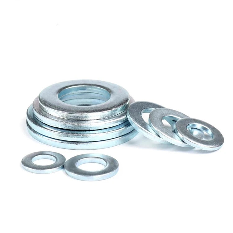 M3 M4 M5 M6 M8 M10 M12 M14 M16 M20 M36 Galvanized Zinc Plated Steel Thin Thick Flat Washers