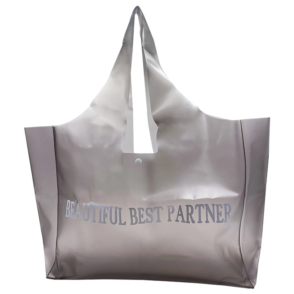 2025 Custom Logo PVC Tote Bag for Ladies Waterproof Clear Jelly Summer Beach Bag Candy Color Transparent Ladies Shopping Bag