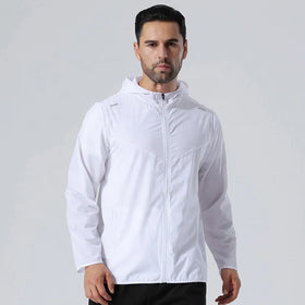 Zipper up Plain Custom Logo Hooded Outdoor Jackets Men Winter Jackets Men Jacket