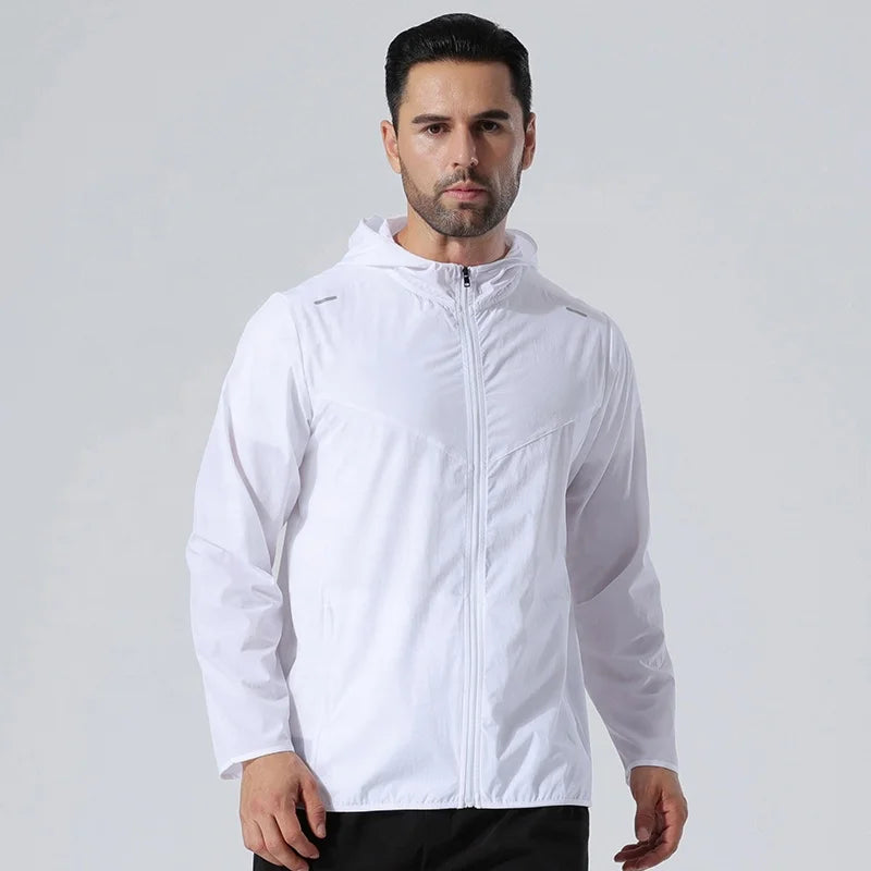 Zipper up Plain Custom Logo Hooded Outdoor Jackets Men Winter Jackets Men Jacket