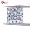 All Sizes Synthetic square Shape Cubic Zirconia Crushed Ice Cut Zircon Loose White Color Cz Stones