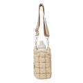 New Style Fall Winter Quilted Nylon Crossbody Water Bottle Bag Phone Pouch Puffer Sling Bag Handbags Zipper Pures for Women