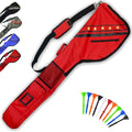 Factory Custom Logo Golf Club Carry Bags Sunday Bag Thick Waterproof Lightweight Foldable Durable Travel Carrier Case