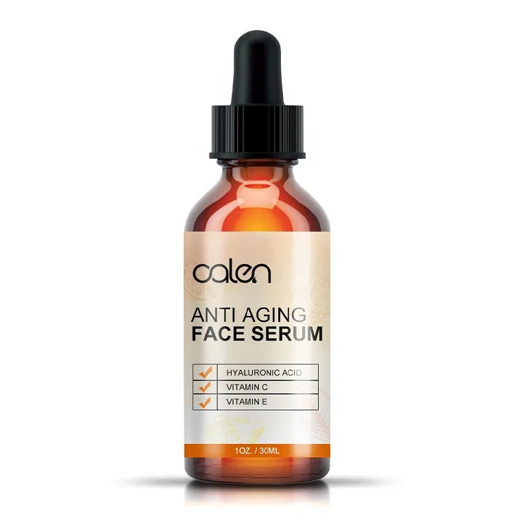 Private Label Organic Deep Moisturizing Skin Care Vitamin C Hyaluronic Acid Face Serum