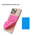 Wholesale Double Side Adhesive Silicone Phone Suction Cup Waterproof Silicone  Phone Holder  Mobile Stand Fidget Toy Gift