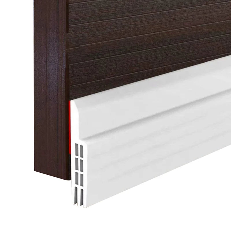 HYA Door Draft Stopper Sweep Weather Door Bottom Rubber Seal Strip