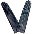 Sample Support Sample Support 2026 New Style Opera Long Black Sheepskin Leather Gloves