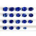 Wholesale Custom Lab Grown Gemstone Synthetic Gem Oval Cut Dark Blue Lab Grown Sapphire for Jewelry Making