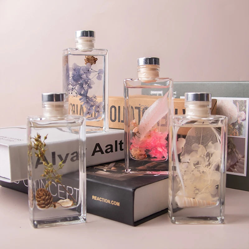 Wholesale Aroma Home Decor Luxury Flower Scented Diffuser Essential Oil Diffuser Fragrance Customize Brand Reed Diffuser