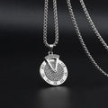 2023 Men Jewelry Rotatable Digital Number Pendent Creative Design Necklace for Men Fashion Sweater Chain Necklace Wholesale