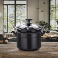 Explosion-Proof Aluminum Alloy Soup Pot Gas Compatible Household Pressure Cooker