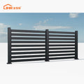 Aluminum Slat Fence Panels Factory Direct Modern Privacy Security Fencing for Commercial Residential Outdoor Projects