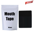2026 HLK Custom Logo Waterproof Better Sleep Health Strips Stop Snoring Dream Recovery Reusable Square Bamboo Mouth Tape