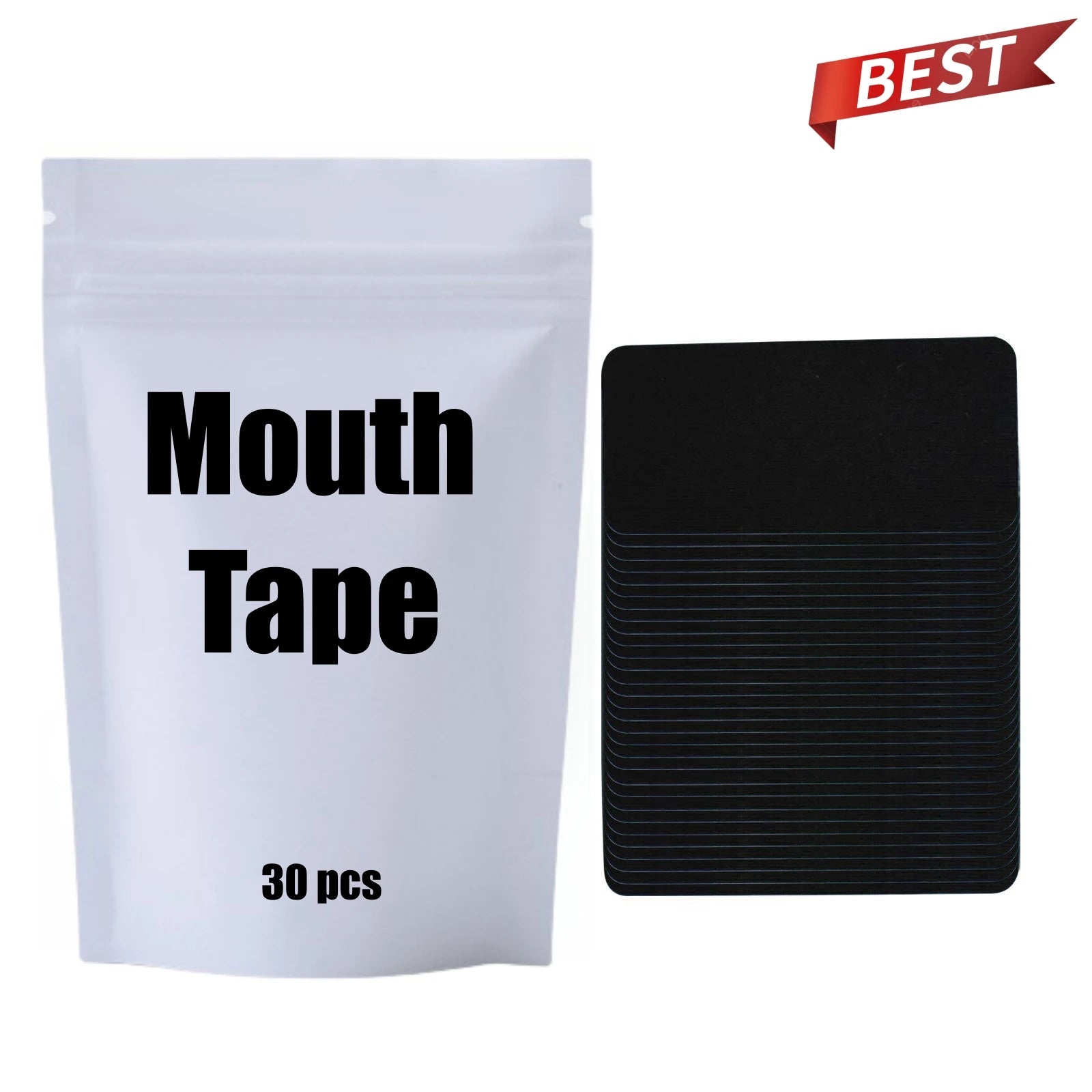 2026 HLK Custom Logo Waterproof Better Sleep Health Strips Stop Snoring Dream Recovery Reusable Square Bamboo Mouth Tape