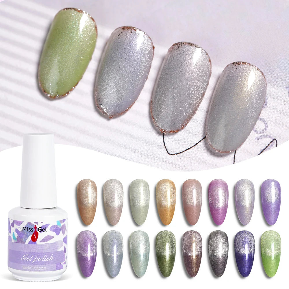 Missgel Light Changing Cateye Gel High Quality Organizador Esmaltes Gelisch Vernis Permanent Professionnel Ongle Nail UV Gel