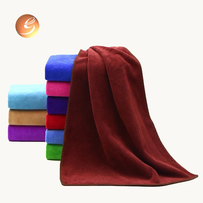 Hot Sales Customized Logo Microfiber Towel Car Wash Cleaning Cloth Car Clean Drying Towel Microfiber Towel for Hair Salon