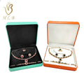 2023 Factory Pu Leather Jewelry Packaging Box Full Set Luxury Jewellery Boxes Packaging
