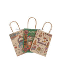 Recycled Biodegradable Retail Grocery Shopping Packaging Custom Made Fast Food Take Away Clothes Packaging Kraft Paper Bag