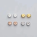 GP Small Ear Nuts 925 Sterling Silver Earring Back Nut Stopper Wholesale for DIY Jewelry Making Accessories