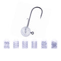 1g/1.5g/2g/3.5g/5g/7g/10g/14g/20g New Carbon Steel Jig Big Hook Round Lead Head Fishing Lure Fishing Lead Head Hook