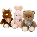 Super Soft Custom Bear Plush Doll Adorable Stuffed Dog Plush Toy Cozy Rabbit Stuffed Animals Plushie Toy Gift