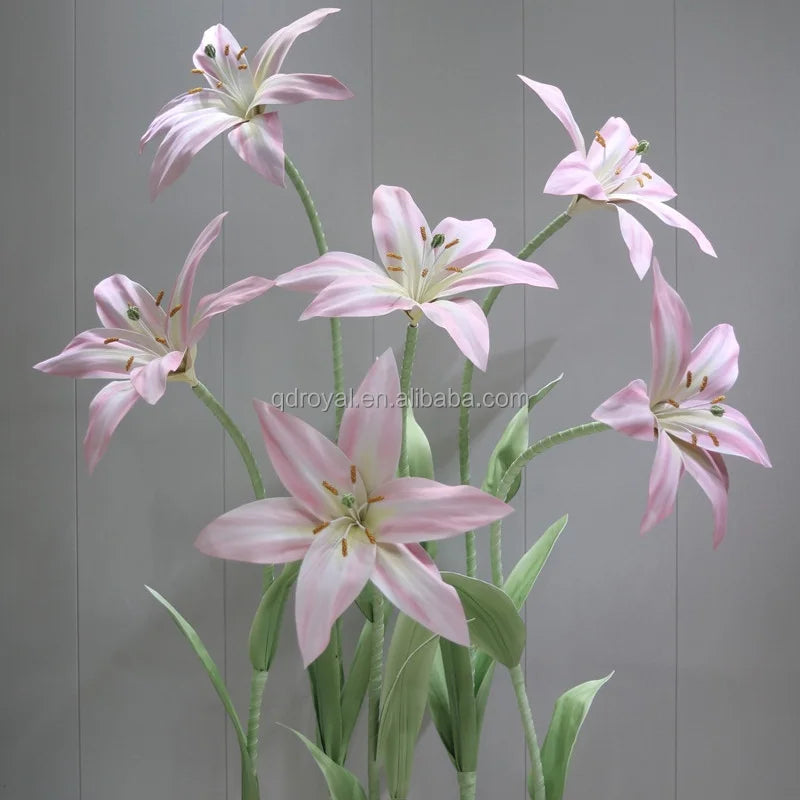 Handmade Colorful Giant Lily of the Valley Flower Stand Indoor Christmas Wedding Party Decor Paper Type Decorative Design