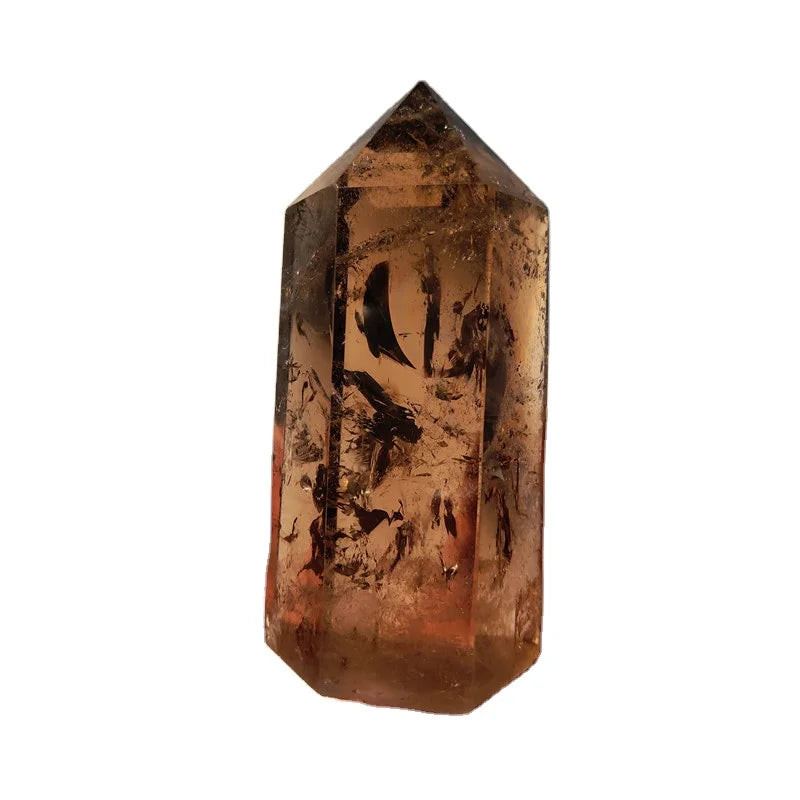 Natural Crystal Self Stand Big Smoky Quartz Stone Point Tower Obelisk Pillar Wand for Decoration