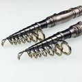 Selco 1.8M Carbon Retractable Telescopic Rock Trolling Rod Deep Sea Fishing Rod With Reel