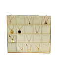 Luxury Metal Jewelry Shore Showcase Necklace Display Tray Pendant Jewelry Display Rack Pallet
