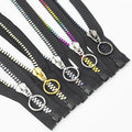 Deepeel 8# Coat Zippers Accessories Sewing Zip Luggage Parts Triangular Teeth Open End Resin Zipper