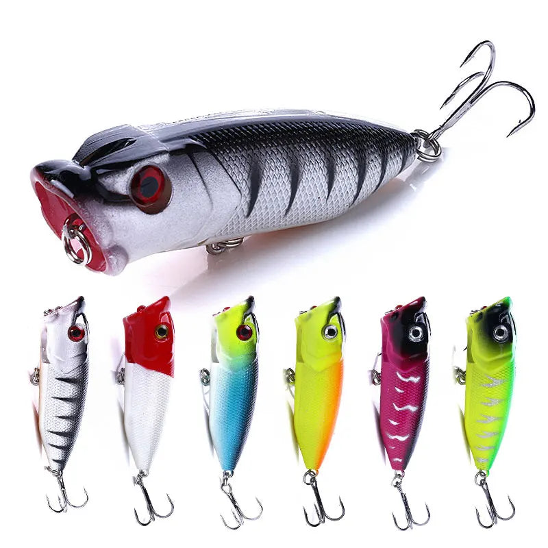 6.5CM 11.8G artificial hard popper fishing baits lifelike vivid fishing lure