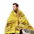 SP4U-027 PET Emergency Blanket Emergency Insulation Blanket Sunscreen Outdoor Survival Camping Rescue Blanket