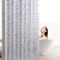 Factory Price Mosaic Shower Curtain Liner 2.4x1.8m Thickened PVC Waterproof Home Hotel Bath Curtains Bathroom Products