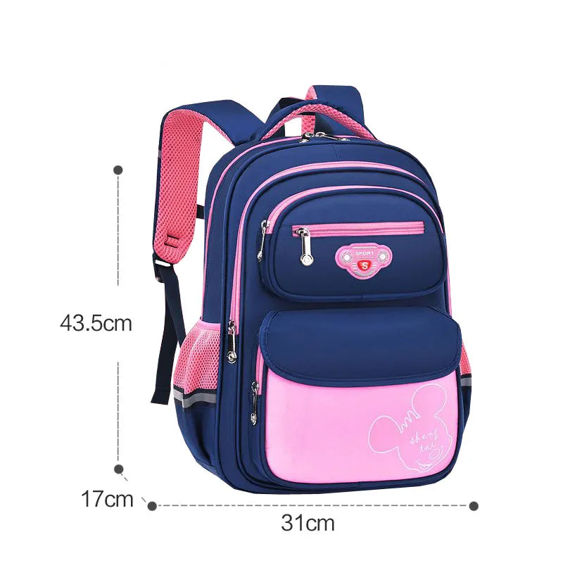 2023 New Fashion Students 1-6 Grades to Reduce the Burden of Spine Care Shoulder Bag Book Bags for School
