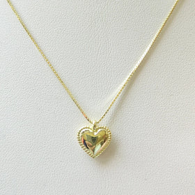 Mini Heart Charms 925 Sterling Silver Heart Necklace