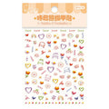 5D Embossed Nail Stickers Color DIY Nail Stickers Cartoon Cartoon Decals Decorations
